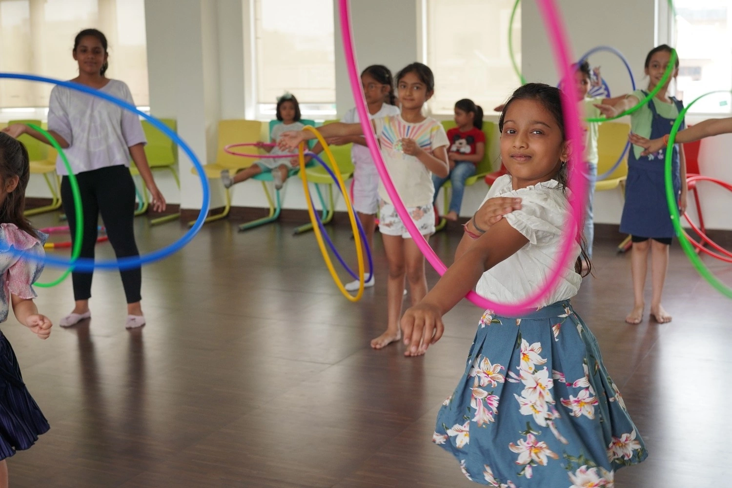 Gymnastic & Hula Hoop, Ribbon session photo 7