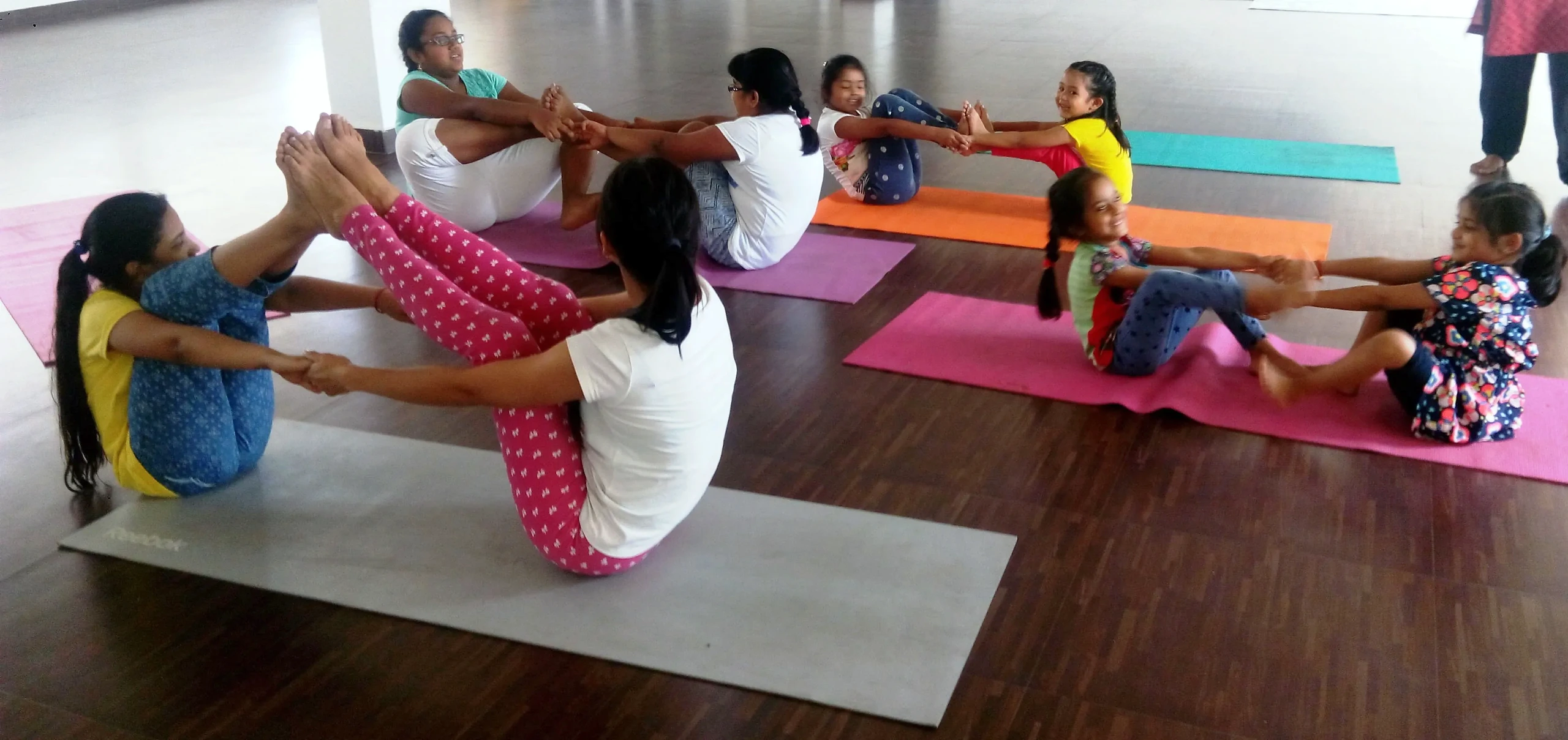 Yoga & Aerobics class at B.P. Jain Skill Development Center